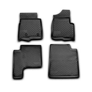Ford F-150 Floor Mats - Omac - Rubber TPE - Black - '09-'14 Ford F-150 Floor Mats - Omac - Rubber TPE - Black - '09-'14